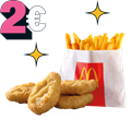 Duopoupanca 4 nuggets e batata pequena